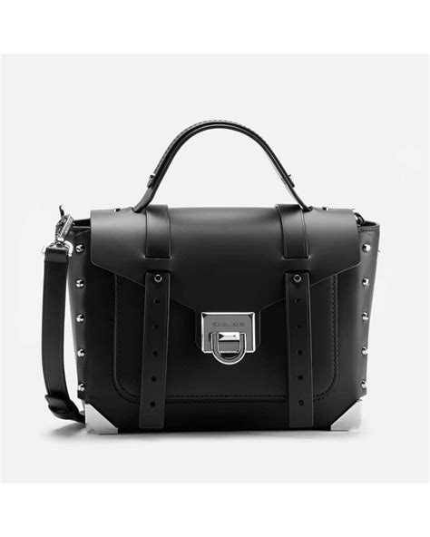 michael kors black satchel bag|michael kors manhattan silver bag.